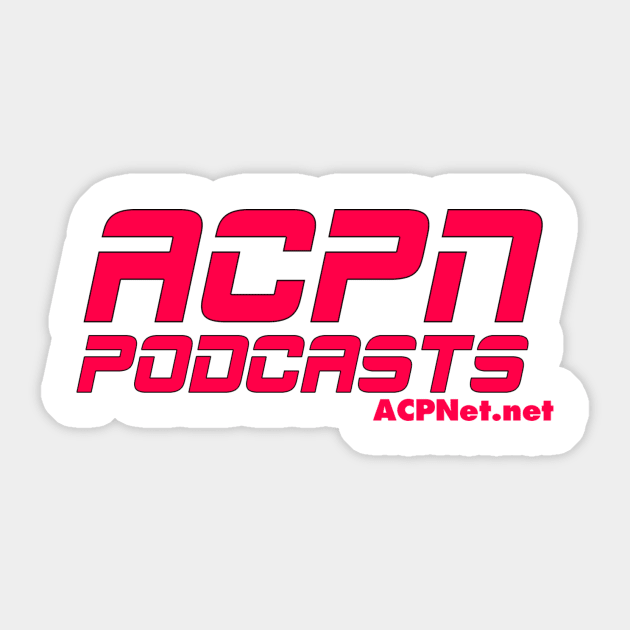 ACPN - Sports TV Network Logo Variant Sticker by Art Comedy Pop-Culture Network!